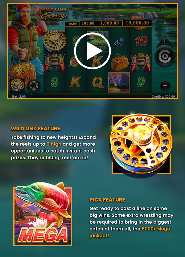 
                                Play it now --> WILD LINK FRENZY, $1000 WELCOME BONUS. Turn on your images to see what you’re missing.
                                