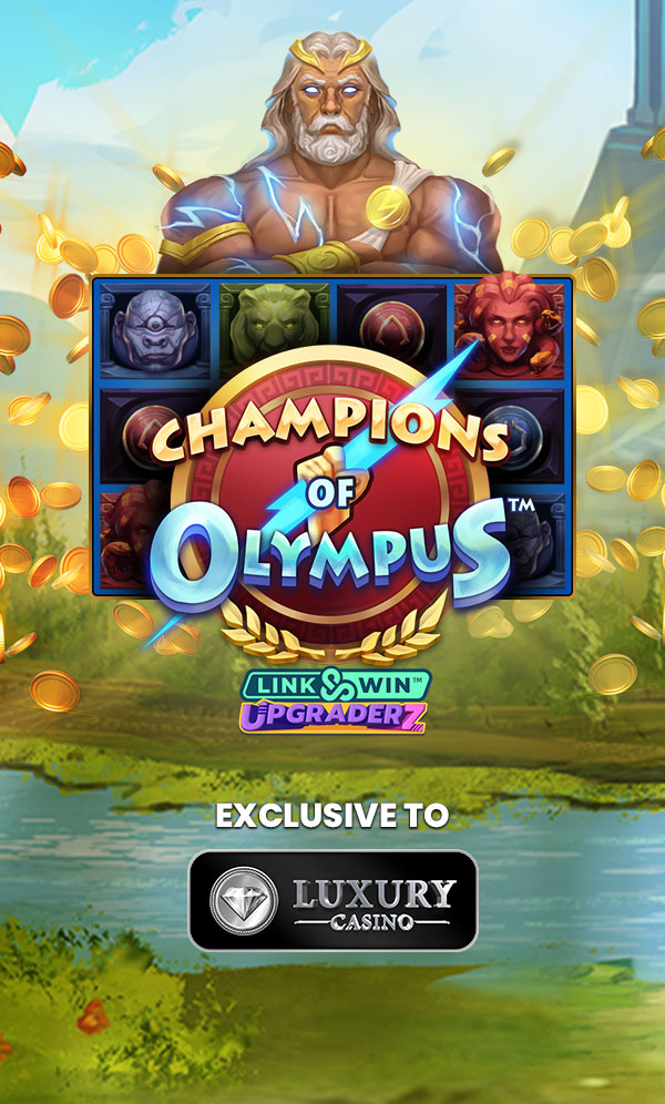 
                                Play it now --> Champions of Olympus™, $1000 WELCOME BONUS. Turn on your images to see what you’re missing.
                                