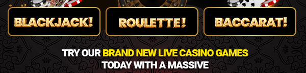 
                                Play it now --> Live Casino, 100% MATCH BONUS. Turn on your images to see what you’re missing.
                                